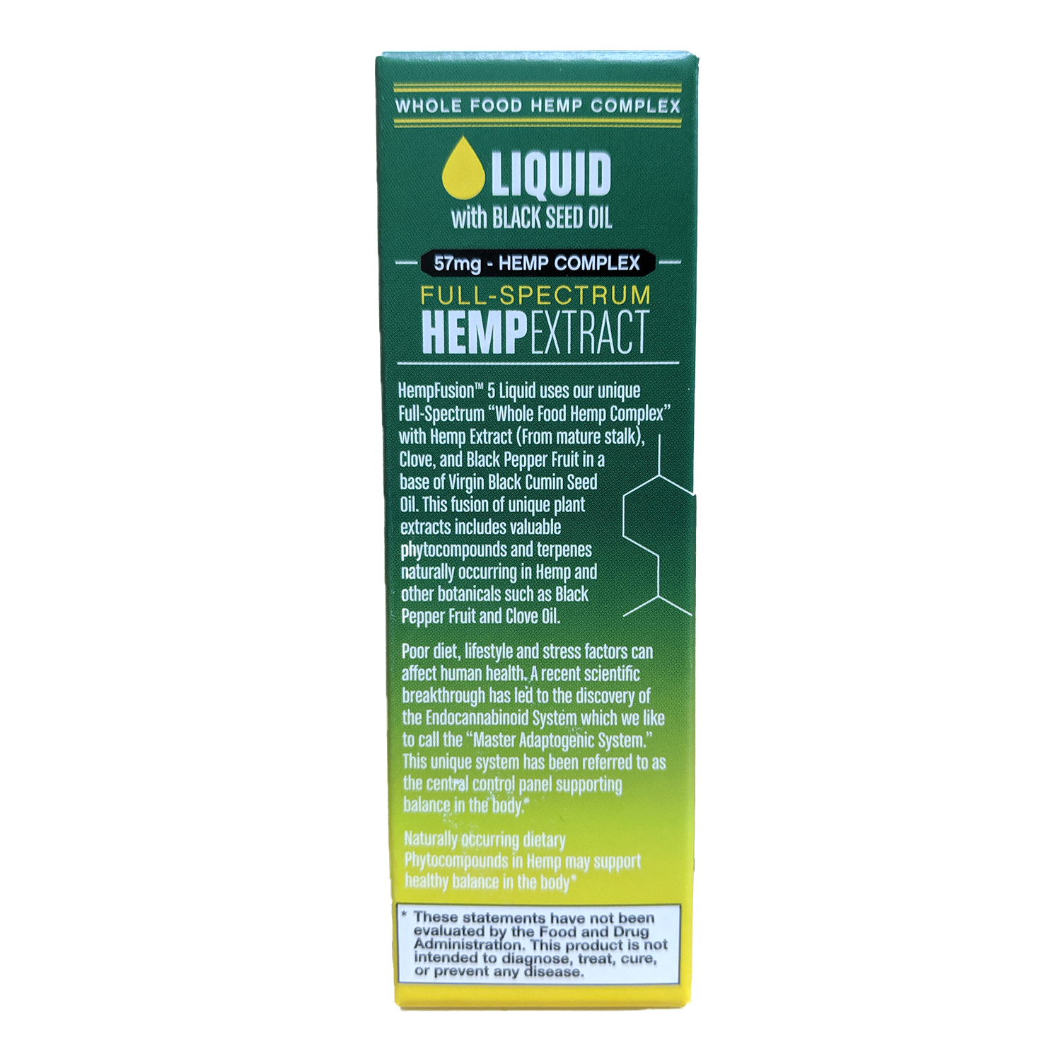 Hempfusion 5mg Liquid Hemp Extract With Black Seed Oil 1 Fluid Ounce Hemp Cbd Retail