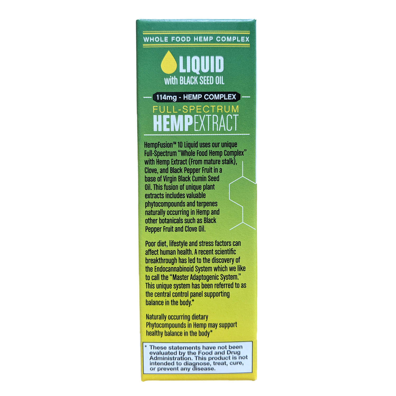 Hempfusion 10mg Liquid Hemp Extract With Black Seed Oil 1 Fluid Ounce Hemp Cbd Retail